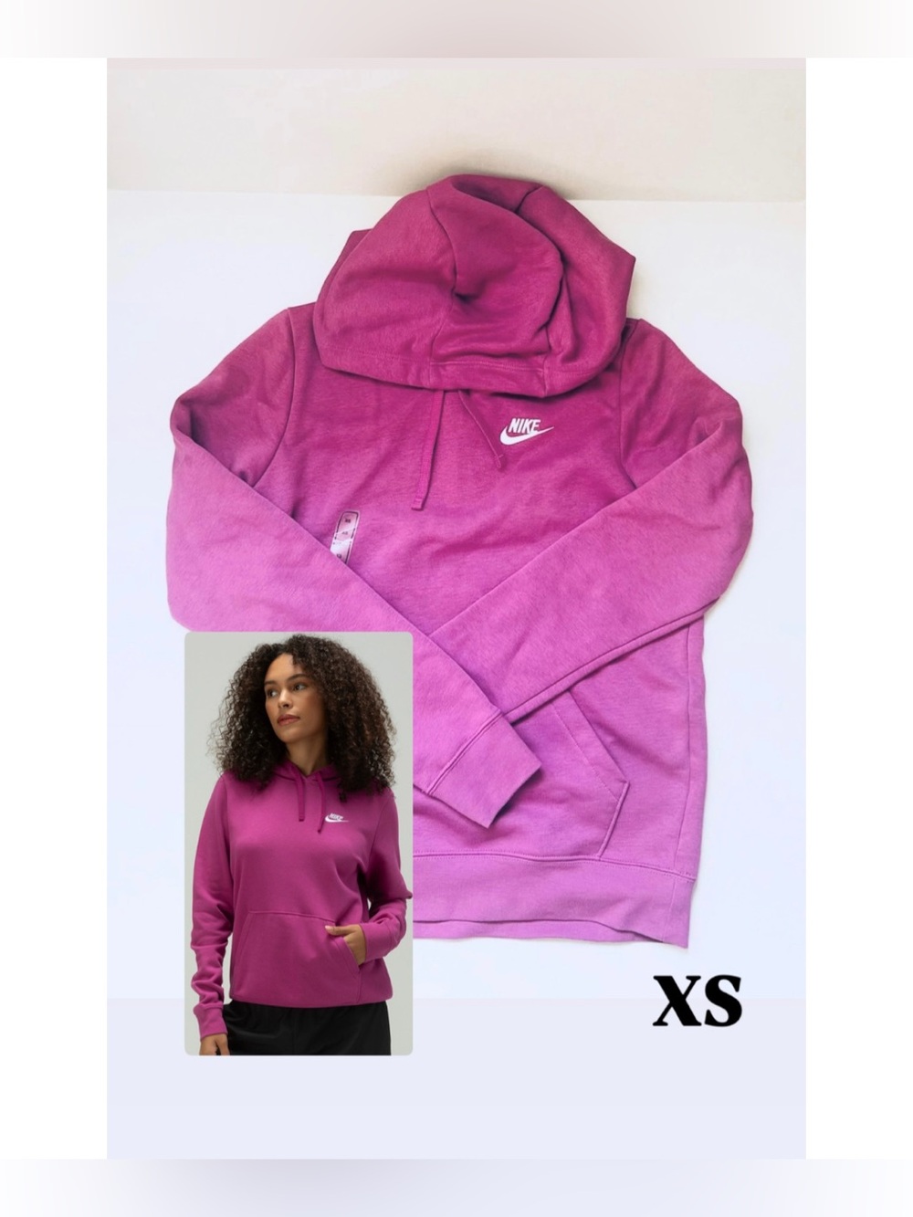 Nike Sportswear Club Fleece Hoodie Women’s Size XS